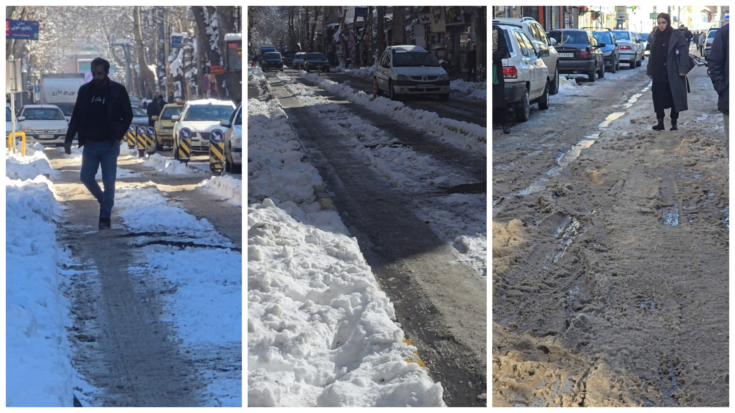 مردودی شهرداری خوی در مدیریت بحران برف!